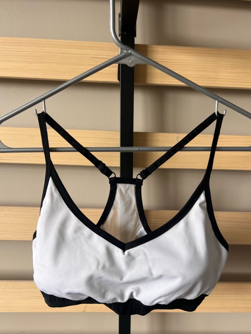 Victoria Secret Pink White & Black Racerback Bralette - Women's Intimates